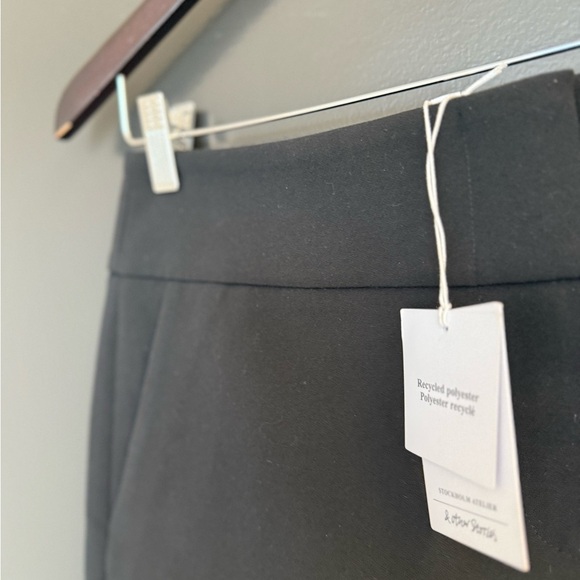 Stockholm Atelier NWT size 8  Black Mini Skirt - Picture 6 of 14